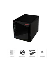 Asustor AS5304T - Memoria RAM DDR4, 4 GB eMMC, 4 GB (4 bahías sin disco NAS)