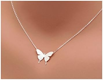 Butterfly Pendant Necklace Stainless steel