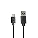 Nekteck USB Type C Cable, USB 3.1 USB-C to USB A Male 56k ohm Resistor 6.6ft Data Charging Cord Reversible Design for MacBook, LG G5/G6, Galaxy S9/ S9 Plus/ Note8/ Google Pixel 3 2/XL More, Black