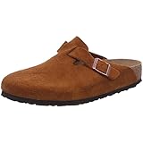 Birkenstock Unisex Boston Soft Footbed Mink Suede