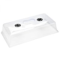 Humidity Dome 6" Tall Extra Strength, 5 Pack, Propagation Seed Cloning Lid Vented for 1020 Tray Seed Starting Germination