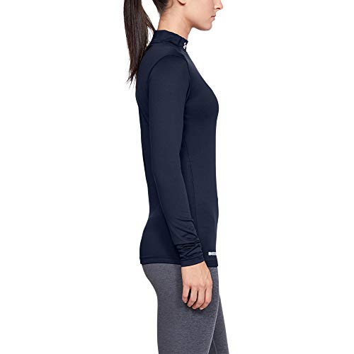 Under Armour Women's ColdGear Authentics Compression Mock , Midnight