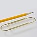 Officemate OIC Mega 4-Inch Gold Paper Clips, 5 per Pack (30917)