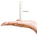 Gold Cosmetics & Supplies (300-Pieces) Small Wax Sticks - Wood Craft Waxing Spatula Applicator for Hair Removal on Nose, Eyebrow, Ear, Face, Mustache, Bikini, Lip - Mini Stick for Salon and Crafting