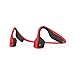 Aftershokz Titanium Open Ear Wireless Bone Conduction Headphones (Standard, Red)