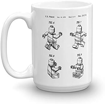 Amazon.com | Lego Upscaled Mug -RED: Coffee Cups &amp; Mugs