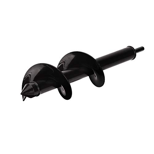 FUNTECK Bulb Planter Auger Drill Bit for Planting Bulbs and Seedlings, Fits 3/8 inch or Larger Drill (3" x 12")