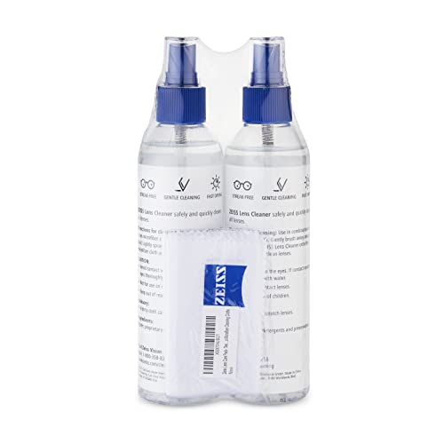 ZEISS Lens Cleaning Solution Kit (8 Fl. Oz. 2 Pk.) 2 Bottles Of Lens