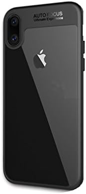 TekForce iPhone X (10) Case, Premium Hybrid Protective TPU Black iPhone X Case, Shock Absorbent (Black)