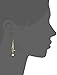 Gold Plated Sterling Silver Sterling Twist Ball Drop Earrings