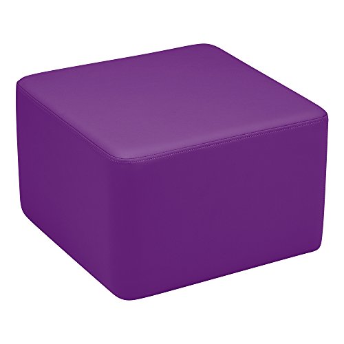 Sprogs 12" H Structured Cube Stool -Flexible Modular Collaborative Soft Seating…