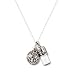 OUTLET SALE: Exquisite Antique Silver Aromatherapy Necklace Essential Oil Diffuser Locket Bottle Lava Rock Kit