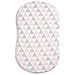 Bassinet Bed Sheets – Premium Bassinet Fitted Sheets for Halo, Mika Micky, Maxi Cosi & Others - 4 Pack – 100% Jersey Knit - Bassinet Bedding for Standard Size Oval or Halo Bassinet Pads for Girls