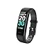Mgaolo Fitness Tracker HR,Activity Tracker IP68 Waterproof Smart Watch Fit Wristband with Heart Rate Blood Pressure Sleep Monitor Pedometer Calorie Step Counter for Android and iPhone 