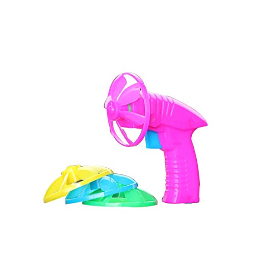 Livoty Kids Flying Saucers Disc Flywheels Sporting Toys Children Sport Outdoor Activity (Random Color) - Thumbnail 7