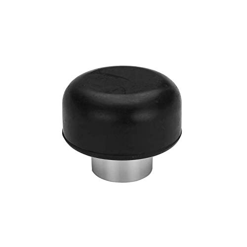 VIBORG Deluxe Solid 304 Stainless Steel + Rubber Heavy Duty Door Stopper Stop Bumper Protector Floor Mount Wall mounted Doorstop Glass Door Stop