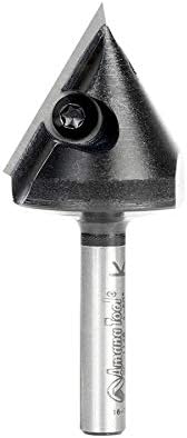 Amana Tool - V Groove Insert 60° 1/4 Shk (RC-1148), Industrial Grade
