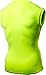 TSLA Men's Muscle Tank Sleeveless Compression Baselayer, Zero Round Neck(r15) - Neon Yellow, Medium