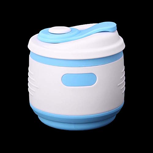 Finance Plan Clearance Sale Collapsible Coffee Silicone Mug Folding Leak-Proof Lid Traveling Camping Cup Blue - Thumbnail 4
