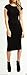 Forever Womens Plain Cap Sleeves Bodycon Midi Dress