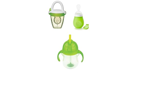 Munchkin Baby Feeding Bundle Squeeze Presser Cuchara, Alimentador ...