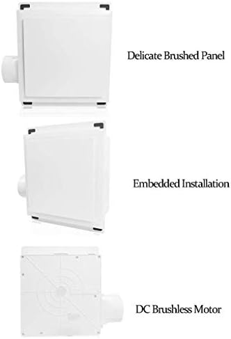 Yczdg 換気扇 組込みキッチンリビングルームバスルームホームサイレント換気扇300 300 Dc換気ファン B07zg9lrtx 7 073円