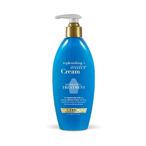 OGX Replenishing + Water Cream Hydrating Treatment, 6 Ounce