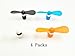 SN-RIGGOR 4-Pack Mini Micro USB Fan For Android Phones Portable micro usb Fan Samsung galaxy s7 edge USB Fan Micro Usb Mini Fan mini fan for android ,Random Colors