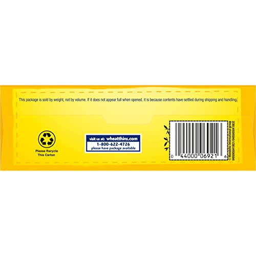 WHEAT THINS ORIGINAL SNACKS, WHOLE GRAIN WHEAT CRACKERS, SNACK CRACKERS, FAMILY SIZE, 14 OZ
