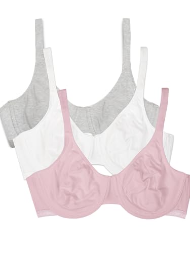 Fruit of the Loom Women's Unlined Underwire Bra - Cotton & Spandex Blend for Na…