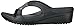 crocs Women's Sanrah Embellished Wedge Sandal, Black/Silver Metallic, 8 M US