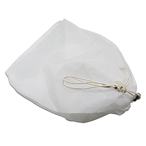 Multiple Usage Reusable Food Strainer Fine Mesh Bean Soy Milk Filter Bag Drawstring Fruit Jams Wine Beer Mesh Green Juice Home Kitchen Cold Brew Coffee Filter (5, 3.9x3.9+6.3 inch (10x10+16cm)) - Thumbnail 3
