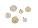 Efy Tal Jewelry Extra Initial, Small/Medium/Large Charm in Sterling Silver or Gold Filled, Add on Custom Charm