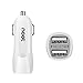 noot products Car Charger for Samsung Galaxy S6/S6 Plus/S7/S7 Edge/S4/Note 4/5/Note Edge/J7 V/J3 Eclipse/Emerge/J7 Perx/Amp Prime 2/Halo/J7 Prime-2-port 3amp Charge+6FT Micro USB Charging Cable Cord