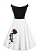 Babyonline 1950's Floral Spring Garden Party Picnic Dress Party Cocktail Dress
