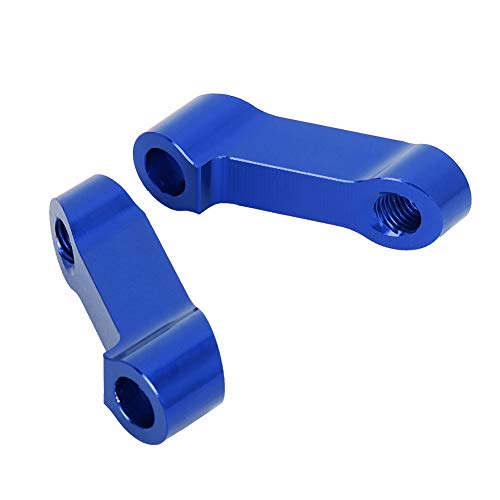 Senyar M10/M8 Motorcycle Adaptor,Aluminum Alloy Bike Modified Mirror Riser Extender Mounts Brackets Adapter Fit for Most Rearview Mirrors of Motorcycle and Electric Vehicle (Blue)