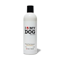 Lovely Fresh Natural Dog Shampoo with Oatmeal & Almond Oil Moisturizes Skin, Soothes & Conditions Coat Perfect for Sensitive, Dry & Normal Skin Premium