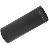 Imperial Manufacturing Stove Pipe 3" Dia. X 24" Black 28 Ga