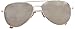 Forum Novelties Mirrored Police Glasses Costume Accessory, Silver, One Size