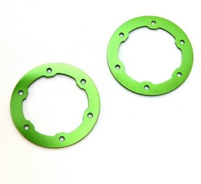 ST Racing Concepts STP6236G Aluminum Light Weight Bead Lock Rings for The Traxxas Pro Slash and Slayer Epic Rims (1 Pair), Green