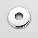 YUZP [10-Pack] Chrome shower flange, 1/2-Inch pipe escutcheon, Flange Plate Pipe wall Cover for 1/2