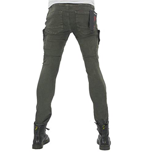 image for Takuey Men Women Motorcycle Riding Jeans Protective Pants Knight Hocke