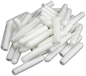 ENCA 125 Universal Dishwasher Rack Tine Prong Repair End Cover Caps, Durable Flexible Vinyl Extra Long 1 Inch Anti Slip Round Tips, White