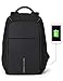 Markryden Anti-theft Laptop Backpack Business Bags with USB Charging Port School Travel Pack Fits Under 15.6 Inch Laptop (Black 2.1)