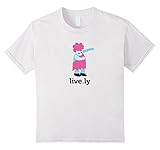 Kids live.ly dabriel T-Shirt (Fitted Cut) 10 White