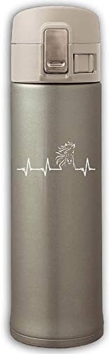 Horse Heartbeat Double Walled Stainless Steel Mug 17 Oz