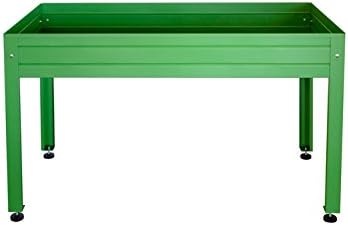 MESA DE CULTIVO Lacada verde. Medidas: Largo 150cm x Ancho 75cm x ...