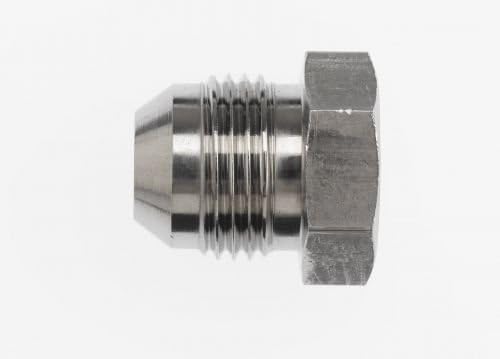 Brennan 2408-02-SS - Plug - 1/8 in Male JIC 37° Flare, (SAE) 5/16–24 Thread, Stainless Steel
