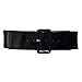 eVogues Women's Wide Patent Leather Fashion Belt Black - One Size Junior