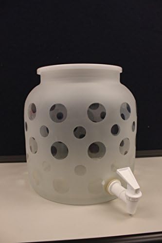 Frosted Glass Water Dispenser- Bubbles by PWH
